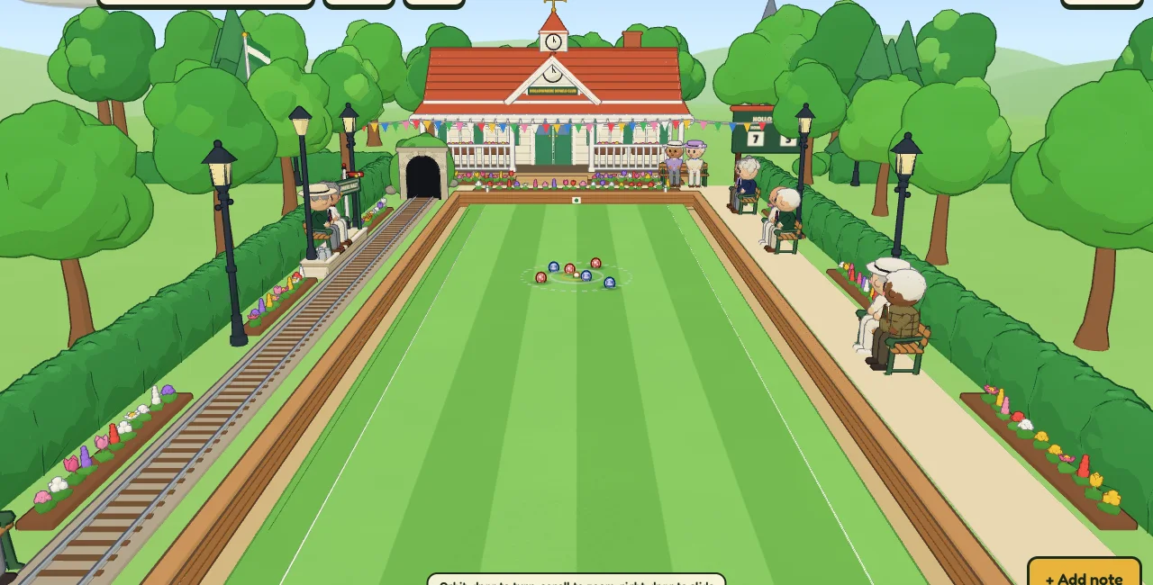 Hollowmere Village Green in Battle Bowl